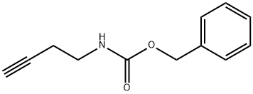 丁-3-炔基氨基甲酸苄酯 结构式