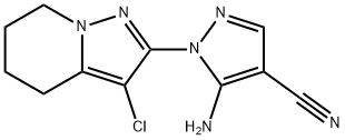 5-Amino-1-(3-chloro-4,5,6,7-tetrahydropyrazolo[1,5-a]pyridin-2-yl)-1H-pyrazole-4-carbonitrile Structure