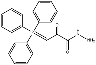 2-Oxo-3-(triphenylphosphoranylidene)propanoic acid hydrazide Structure