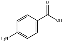 4-アミノ安息香酸 化学構造式