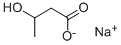 DL-3-Hydroxybutyric acid sodium salt Struktur