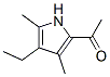 メチル(4-エチル-3,5-ジメチル-1H-ピロール-2-イル)ケトン 化学構造式