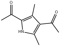 2,4-ジアセチル-3,5-ジメチル-1H-ピロール 化学構造式