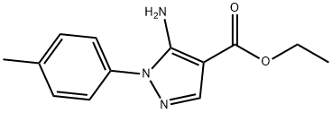 ETHYL 5-AMINO-1-(4-METHYLPHENYL)-1H-PYRAZOLE-4-CARBOXYLATE Structure