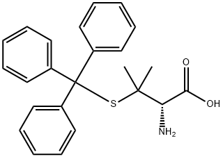 3-[(三苯基甲基)硫代]-D-缬氨酸, 150025-01-7, 结构式