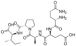 Glutaminyl-glutamyl-alanyl-prolyl-isoleucine Structure