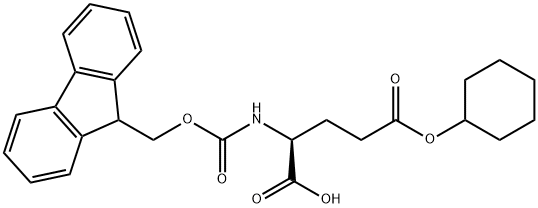 FMOC-GLU(OCHX)-OH Struktur