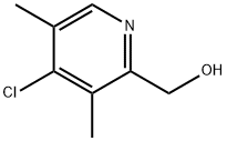 2-HYDROXYMETHYL-3,5-DIMETHYL -4-CHLORO PYRIDINE 化学構造式