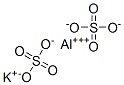 硫酸铝钾(脱水), 15007-61-1, 结构式