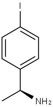 (R)-4-碘-A-甲基苯甲胺,150085-44-2,结构式