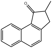 2,3-二氢-2-甲基-1H-苯并[E]茚-1-酮, 150096-57-4, 结构式