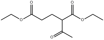 2-アセチルグルタル酸ジエチル 化学構造式