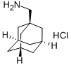 1-アダマンタンメタンアミン塩酸塩 化学構造式