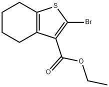 Ethyl 2-BroMo-4,5,6,7-tetrahydro-benzo[b]thiophene-3-carboxylate Structure