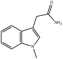 1-METHYLINDOLE-3-ACETAMIDE Structure