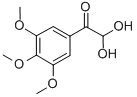 3,4,5-三甲氧基苯基乙二醛水合物,150114-69-5,结构式