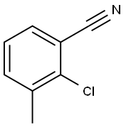 2-CHLORO-3-METHYLBENZONITRILE Structure