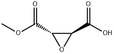 OXIRANE-(2S,3S)-DICARBOXYLIC ACID MONOMETHYL ESTER Struktur