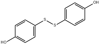 ビス(4-ヒドロキシフェニル)ジスルフィド 化学構造式