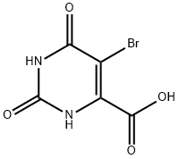 5-溴代乳清酸(二水) 结构式