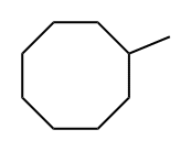 METHYLCYCLOOCTANE Structure