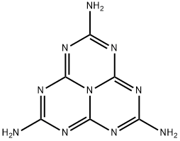 2,5,8-トリアミノ-1,3,4,6,7,9,9b-ヘプタアザ-9bH-フェナレン 化学構造式