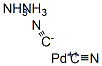 diamminebis(cyano-C)palladium  Struktur