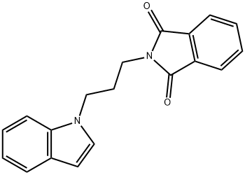 2-[3-(1H-Indol-1-yl)propyl]-1H-isoindole-1,3(2H)-dione,150206-00-1,结构式