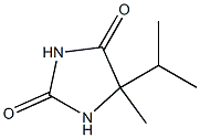 2,4-Imidazolidinedione,5-methyl-5-(1-methylethyl)-,(+)-(9CI), 150226-22-5, 结构式