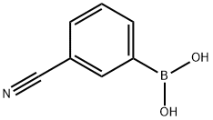 3-氰基苯硼酸 结构式