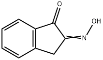 2-(HYDROXYIMINO)-2,3-DIHYDRO-1H-INDEN-1-ONE, 15028-10-1, 结构式