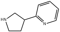 2-PYRROLIDIN-3-YLPYRIDINE Structure