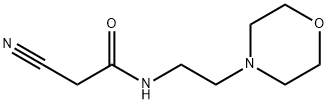 2-CYANO-N-(2-MORPHOLIN-4-YL-ETHYL)-ACETAMIDE Structure