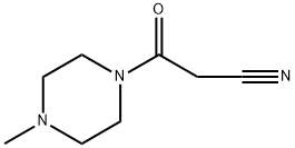 3-(4-METHYL-PIPERAZIN-1-YL)-3-OXO-PROPIONITRILE 化学構造式