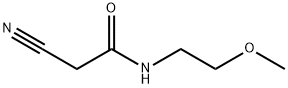 2-氰基-N-(2-甲氧基乙基)乙酰胺, 15029-44-4, 结构式