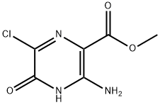 METHYL 3-AMINO-6-CHLORO-5-HYDROXYPYRAZINE-2-CARBOXYLATE Struktur