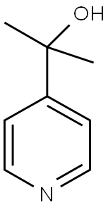 2-(4-ピリジル)-2-プロパノール 化学構造式