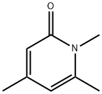 1,4,6-トリメチル-2(1H)-ピリドン 化学構造式