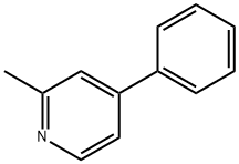 2-メチル-4-フェニルピリジン 化学構造式
