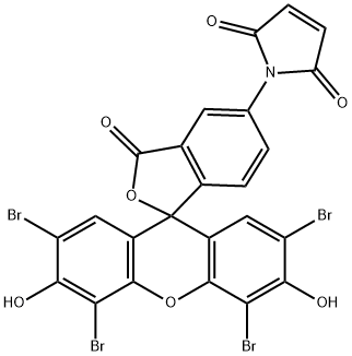 5-マレイミド-エオシン 化学構造式