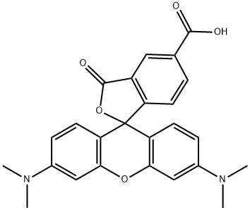 5-CARBOXYTETRAMETHYLRHODAMINE Structure