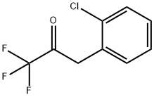 3-(2-CHLOROPHENYL)-1,1,1-TRIFLUORO-2-PROPANONE Struktur