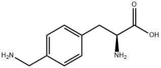 4-(氨基甲基)-L-苯丙氨酸, 150338-20-8, 结构式