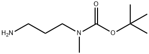 N-(3-アミノプロピル)-N-メチルカルバミン酸TERT-ブチルエステル 化学構造式