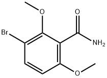 3-BROMO-2,6-DIMETHOXYBENZAMIDE Structure