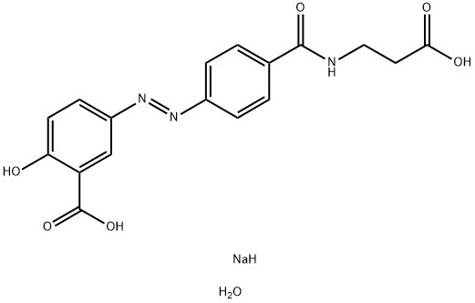 巴柳氮二钠, 150399-21-6, 结构式