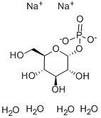 ALPHA-D-GLUCOSE-1-PHOSPHATE DISODIUM SALT TETRAHYDRATE Struktur