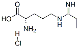 L-N5-(1-IMINOPROPYL) ORNITHINE (HYDROCHLORIDE) Structure