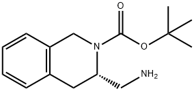 (S)-3-胺甲基-2-BOC-3,4-二氢-1H-异喹啉, 150417-17-7, 结构式