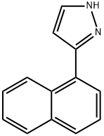 3-(萘-1-基)-1H-吡唑 结构式